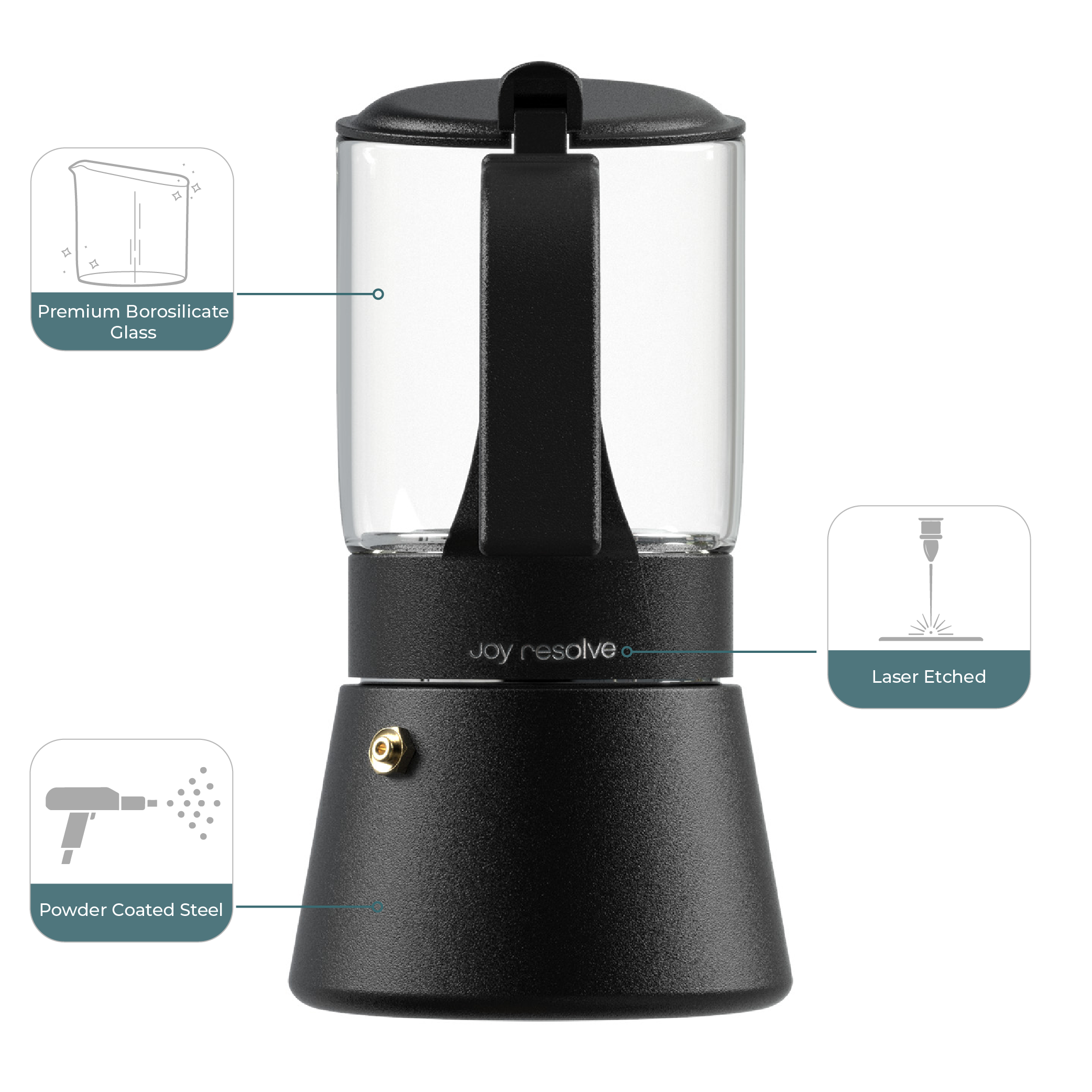 ClearBrew™ Moka Pot